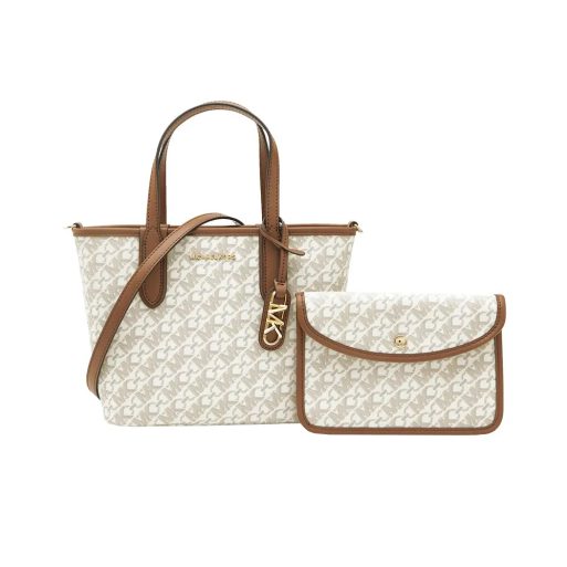 Eliza Empire Signature East West Tote Bag Vanilla Luggage