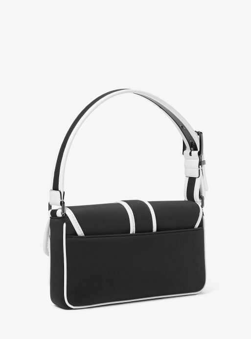 Colby Medium Two-Tone Neoprene Shoulder Bag - Image 4