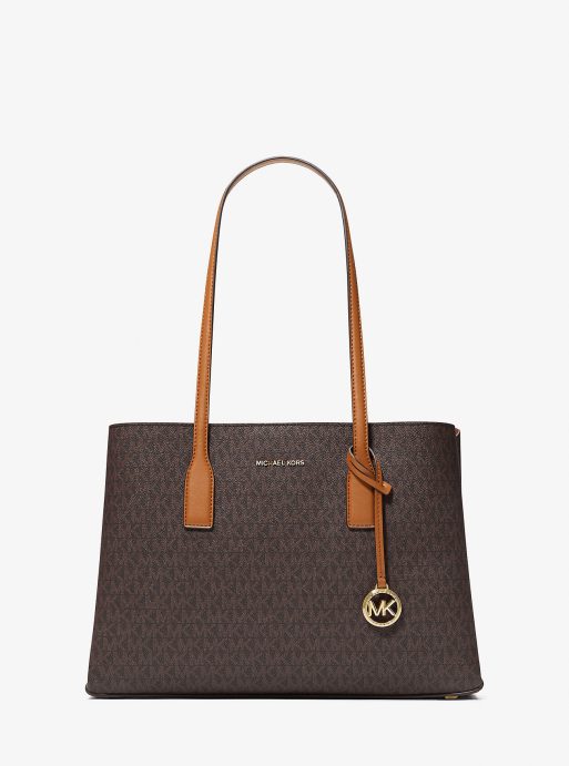 Ruthie Medium Signature Logo Tote Bag