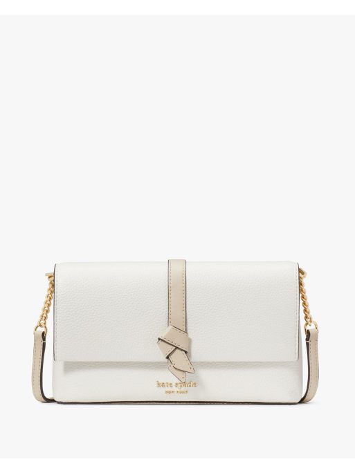 Knott Colorblocked Flap Chain Crossbody