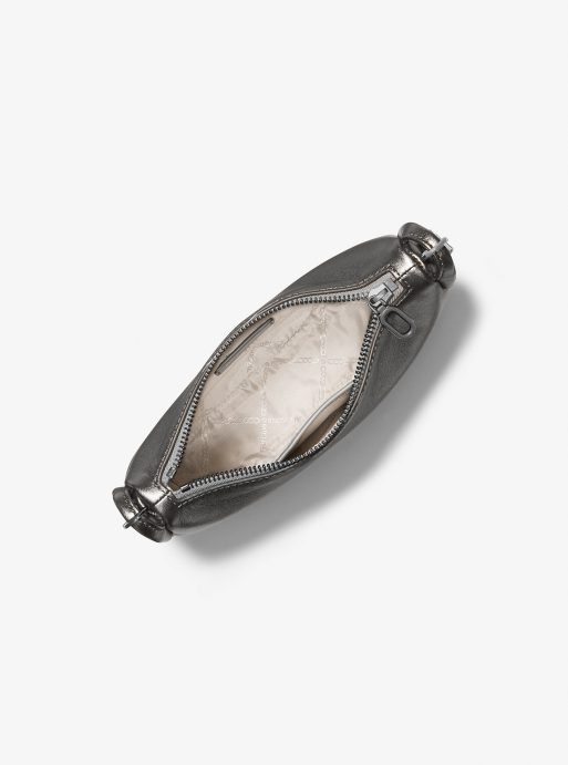 Kendall Small Metallic Leather Shoulder Bag - Image 2