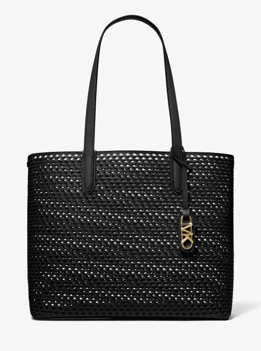 Eliza Extra-Large Hand-Woven Leather Tote Bag - Image 4