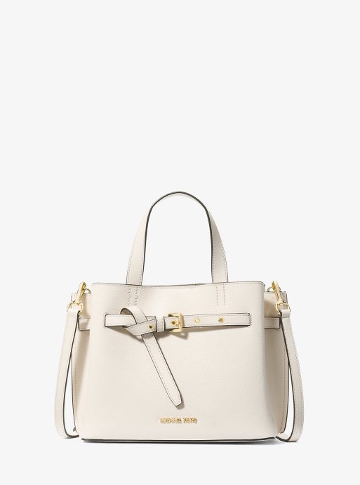 Emilia Small Pebbled Leather Satchel