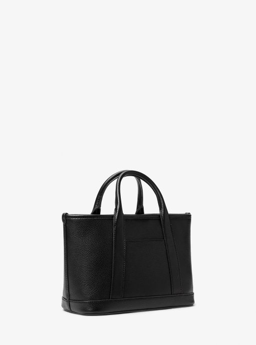 Luisa Small Pebbled Leather Satchel - Image 3