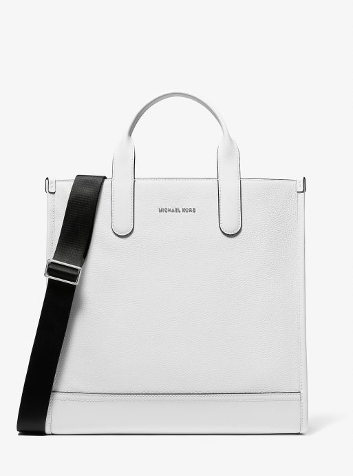 Hudson Pebbled Leather Tote Bag